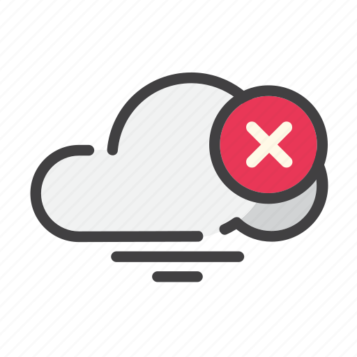 Cloud, delete, file, remove, storage, data, server icon - Download on Iconfinder