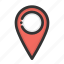 pin, location, map, navigation, gps, direction, marker, pointer, point 