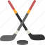 hockey, puck, sticks, sports 