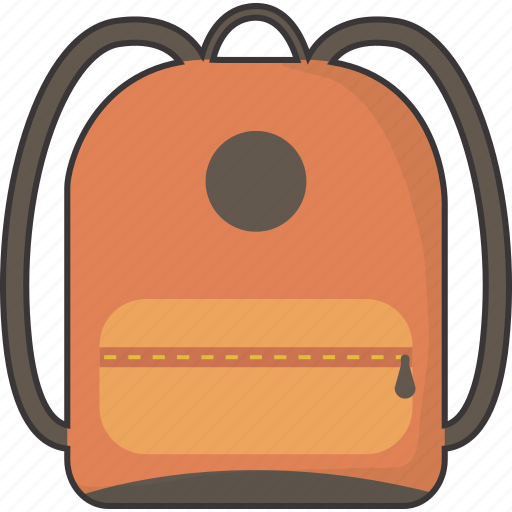 Bag, bookbag, knapsack, rucksack, school icon - Download on Iconfinder