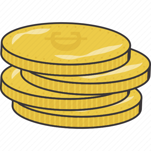 Cash, coins, currency, stack icon - Download on Iconfinder