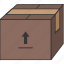 box, cardboard, moving 