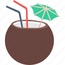 coconut, drink, tropical, coconut drink, tropical drink