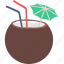 coconut, drink, tropical, coconut drink, tropical drink 