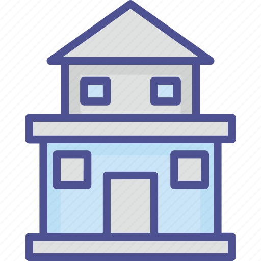 House architect, pencil with building, written, shop, villa, cottage icon - Download on Iconfinder