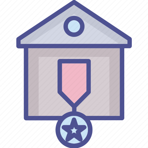 Home award, badge, star badge, house, home, shop icon - Download on Iconfinder