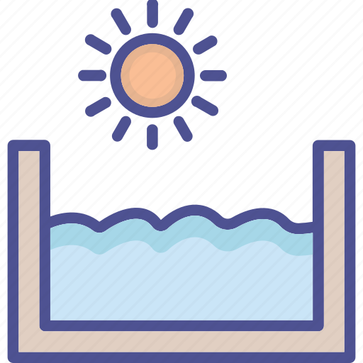 Water, falling, river, sunset, morning, real estate+ icon - Download on Iconfinder