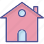 home protection, home security, lock, property insurance, real estate, home protection icon, vector 
