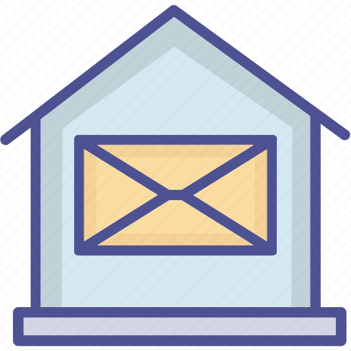 House mailbox, letterbox, mailbox, post box, post cabin icon - Download on Iconfinder