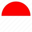 country, europe, flag, monaco, round, color, nation