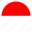 country, europe, flag, monaco, round, color, nation 