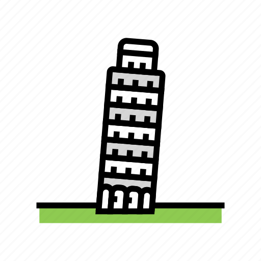 Leaning, tower, pisa, europe, monument, construction icon - Download on Iconfinder