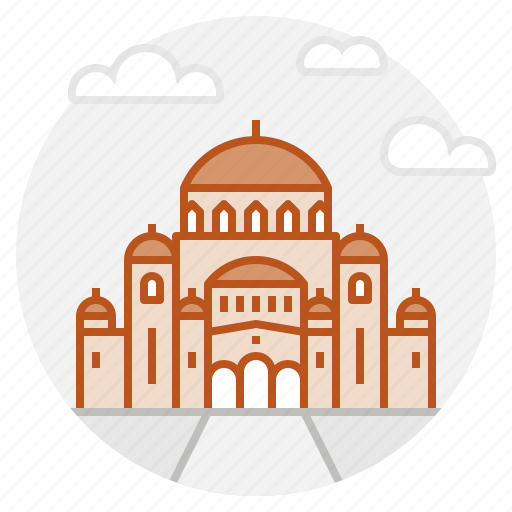 Belgrade, temple, church, saint sava, landmark, orthodox, serbia icon - Download on Iconfinder