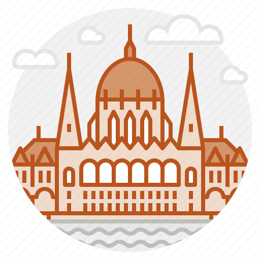 Budapest, parliament, hungary, landmark icon - Download on Iconfinder