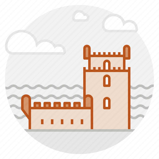Lisbon, belem, tower, portugal, landmark icon - Download on Iconfinder