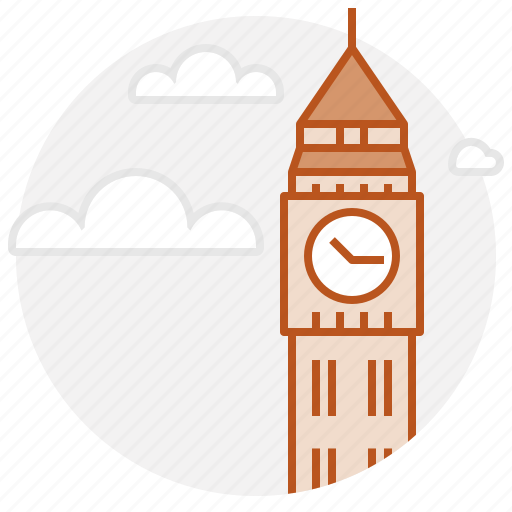 London, big, ben, uk, clock, tower icon - Download on Iconfinder