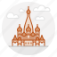moscow, sant, vasily, cathedral, russia, orthodox 