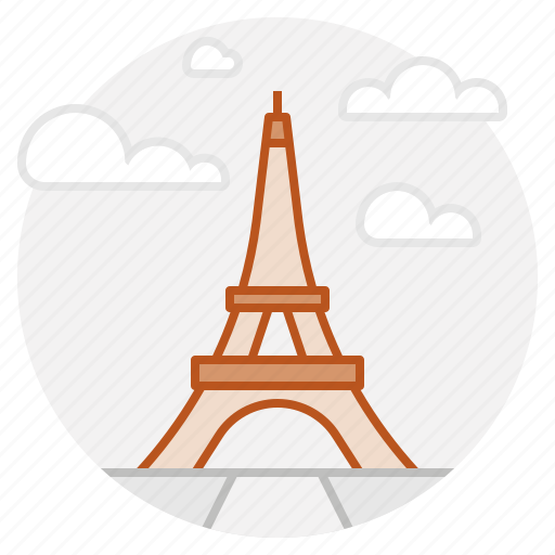 Paris, eiffel, tower, france, champ de mars icon - Download on Iconfinder