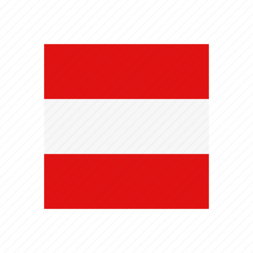 Austria, country, culture, europe, flag, nation, patriotism icon - Download on Iconfinder