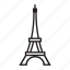 eiffel tower, france, landmark, monument, paris, travel 
