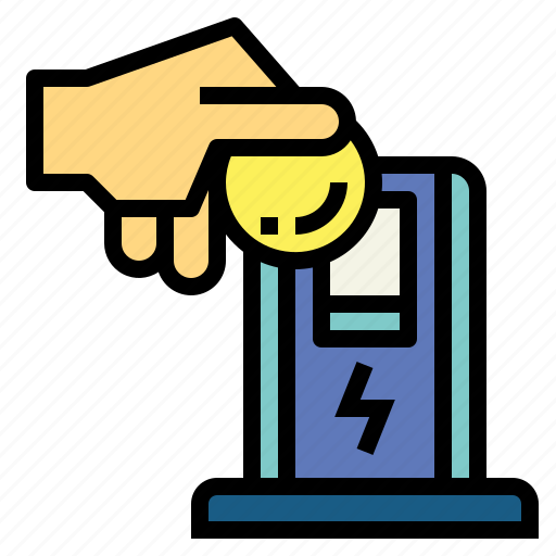 Commercial, charging, stations, station, electric, energy, money icon - Download on Iconfinder