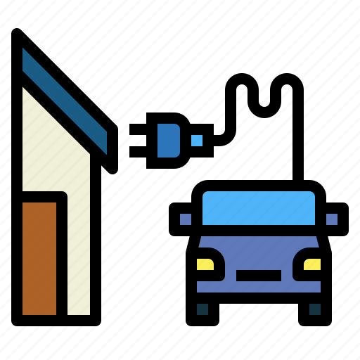 Home, charging, plug, car, ecology, electronics icon - Download on Iconfinder