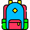 school, education, study, backpack, bag