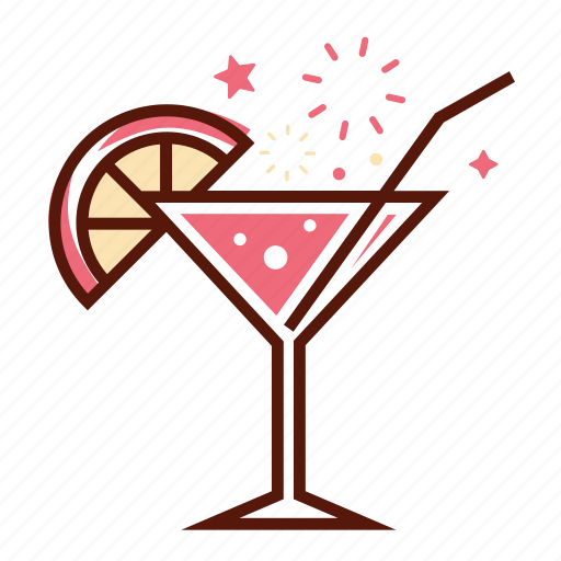 Beverage, celebration, cocktail, drink, glass, lemon, party icon - Download on Iconfinder