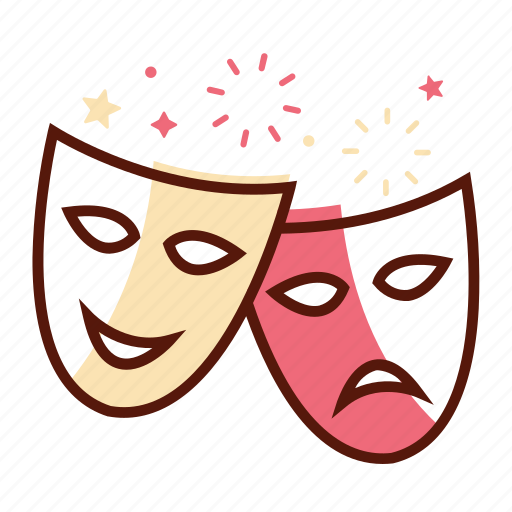 Acting, comedy, drama, expression, face, mask, theater icon - Download on Iconfinder