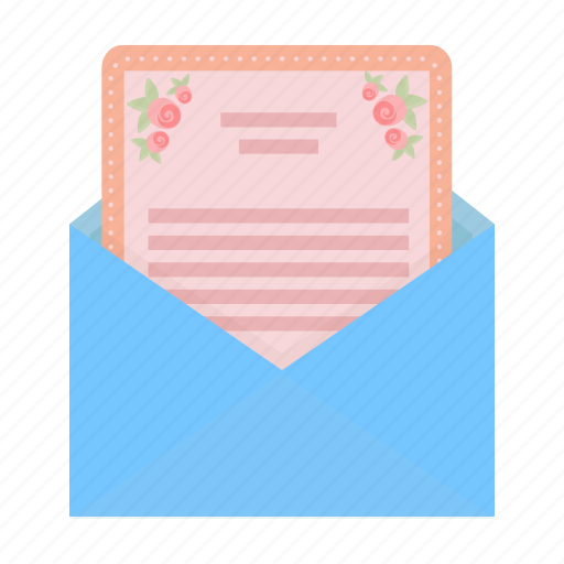 Celebration, communication, envelope, invitation, mail, postcard, wedding icon - Download on Iconfinder