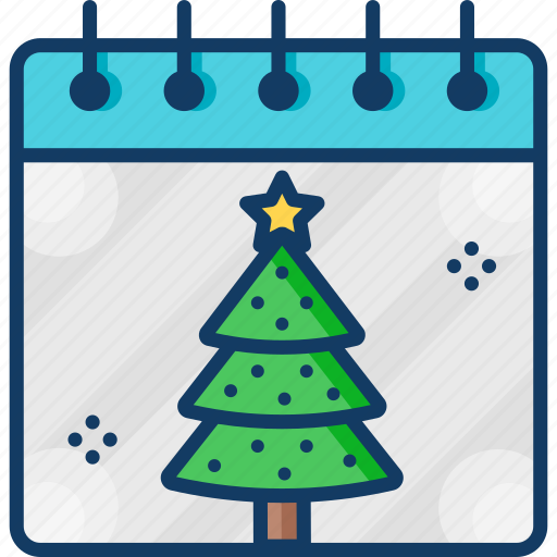 Calendar, christmas, christmas day, day, event icon - Download on Iconfinder