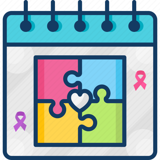 Autism, awareness, calendar, day, events icon - Download on Iconfinder