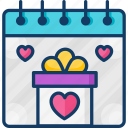 birthday, calendar, gift, giftbox, reminder
