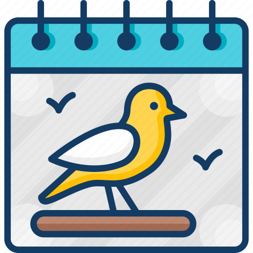 Bird, calendar, day, events icon - Download on Iconfinder