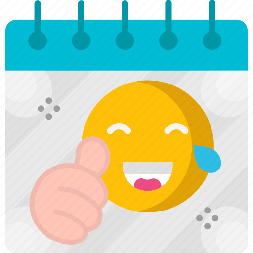 Calendar, day, laugh, smile icon - Download on Iconfinder