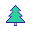 christmas, contour, evergreen, pine, plant, silhouette, tree 