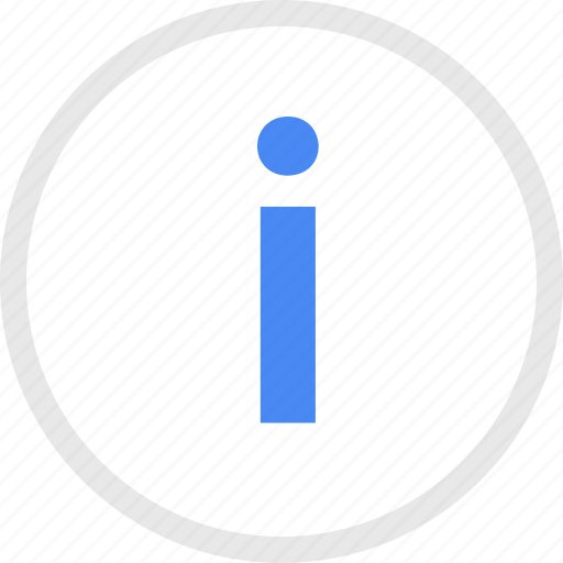 Data, i, info, information, letter, materialdesign, more icon - Download on Iconfinder
