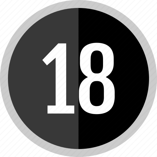 Number, eighteen icon - Download on Iconfinder on Iconfinder