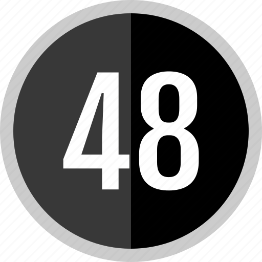 Number, 48 icon - Download on Iconfinder on Iconfinder