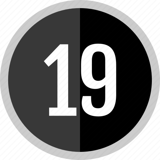 Number, nineteen icon - Download on Iconfinder on Iconfinder