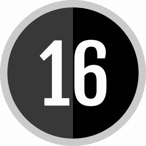 Number, sixteen icon - Download on Iconfinder on Iconfinder