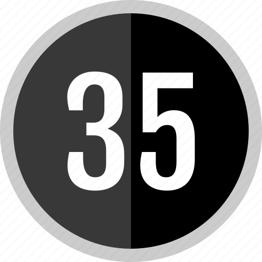 Number, 35 icon - Download on Iconfinder on Iconfinder