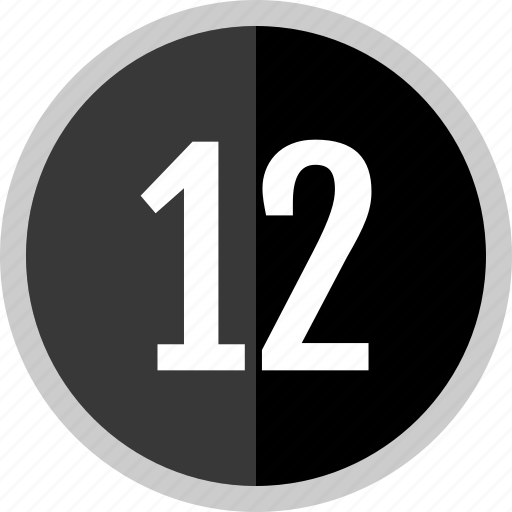 Number, twelve icon - Download on Iconfinder on Iconfinder
