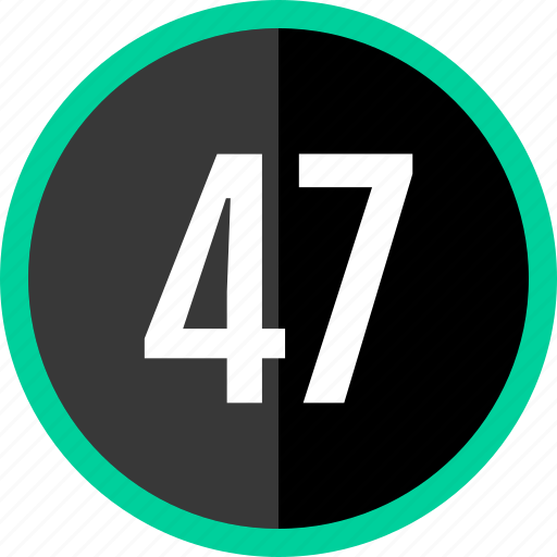 Number, 47 icon - Download on Iconfinder on Iconfinder