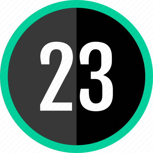 Number, 23 icon - Download on Iconfinder on Iconfinder