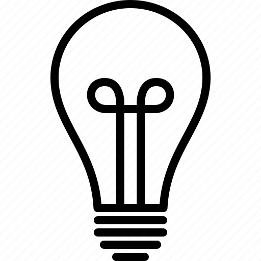 Bulb, idea, incandescent, light, lightbulb, off, vintage icon - Download on Iconfinder
