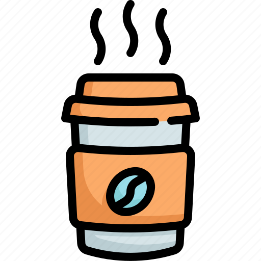 Hot, drinks, coffee, drink, take away icon - Download on Iconfinder