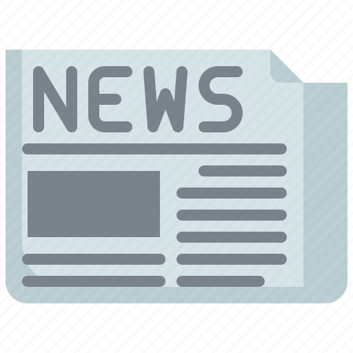 Newspaper, news, paper, communication, article, media icon - Download on Iconfinder