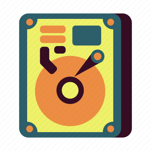 Everyday, things, harddrive, drive, device, work, memory icon - Download on Iconfinder