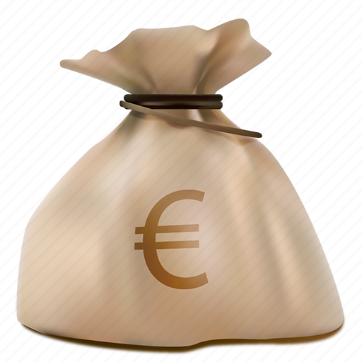 bag, cash, euro, finance, market, money, moneybag 